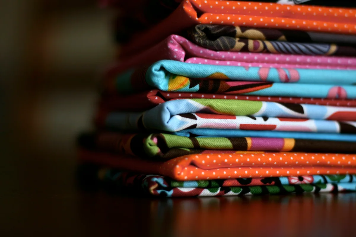 Colourful textiles