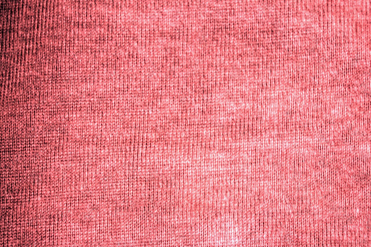 Solid red fabric