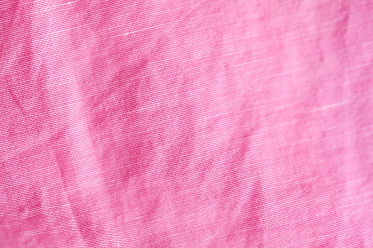 Close-up of a delicate pink silk-blend fabric